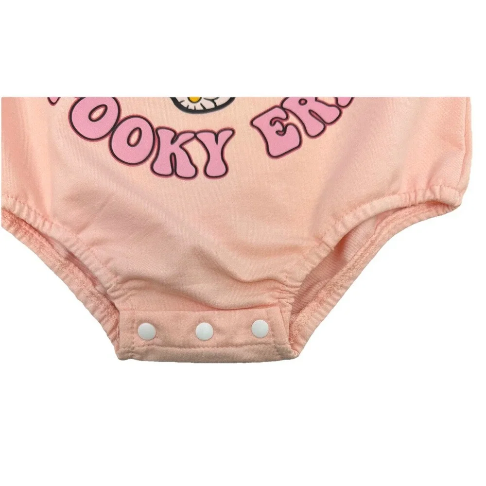 In My Spooky Era One Piece Outfit Baby Girl 6-12 Month Pink Ghost Halloween